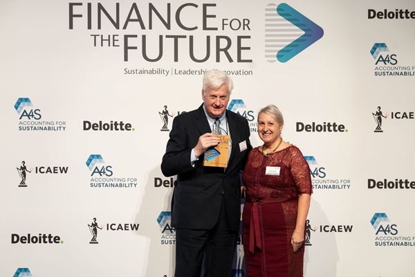 A photograph from the 2023 Finance for the Future Awards ceremony