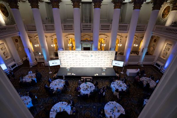 A photograph from the 2023 Finance for the Future Awards ceremony