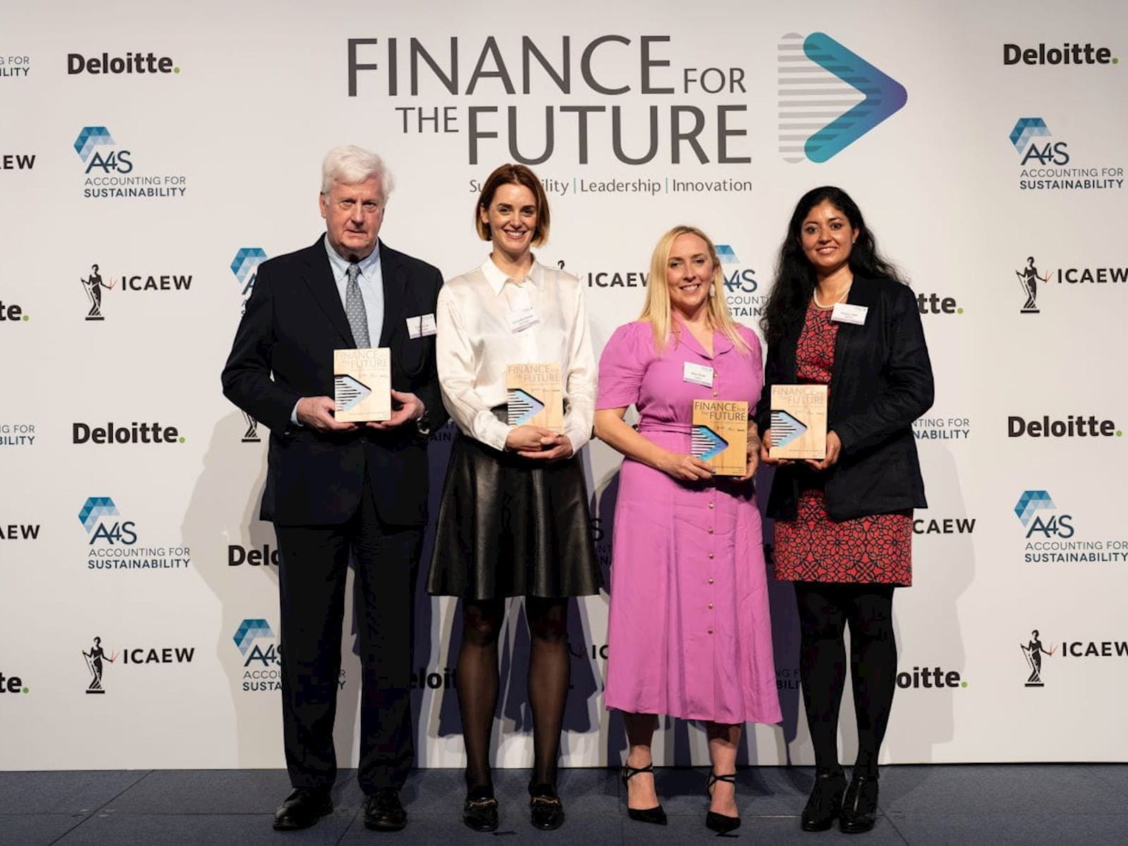 A photograph from the Finance for the Future Awards ceremony