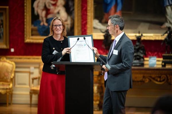 A photograph from the 2025 Finance for the Future Awards ceremony