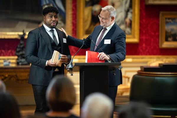 A photograph from the 2025 Finance for the Future Awards ceremony