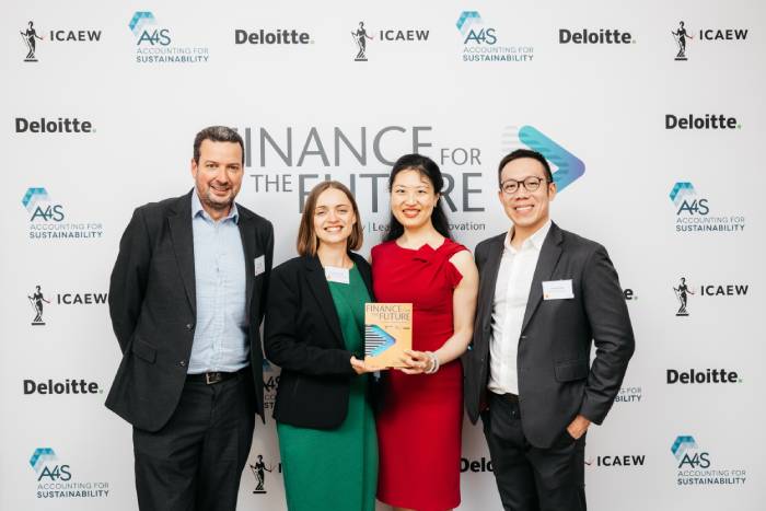 Photo of Changemaker of the Year award winner