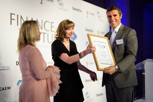 Photo of Everpure winner receiving award