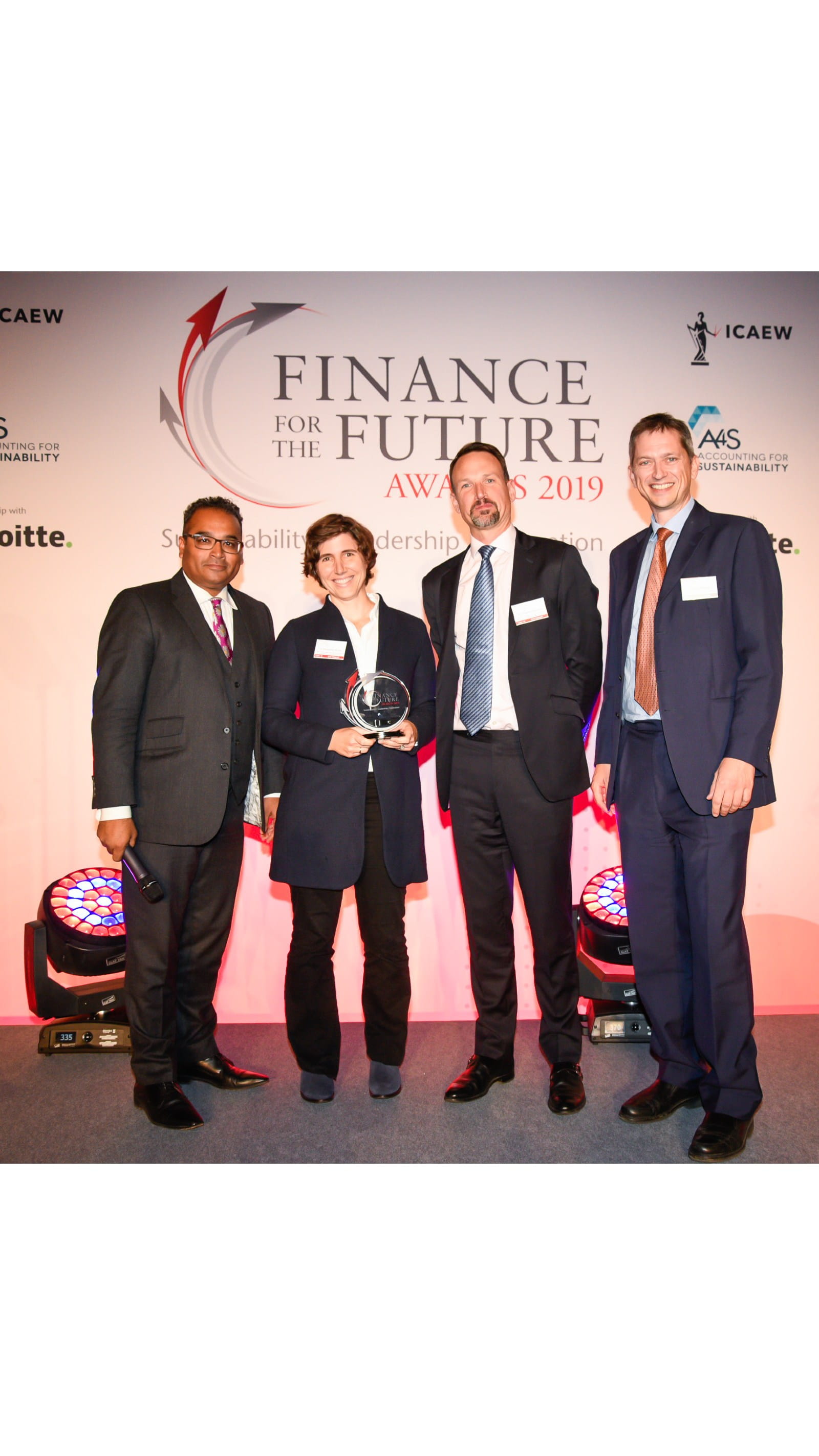 CCFI receiving their award